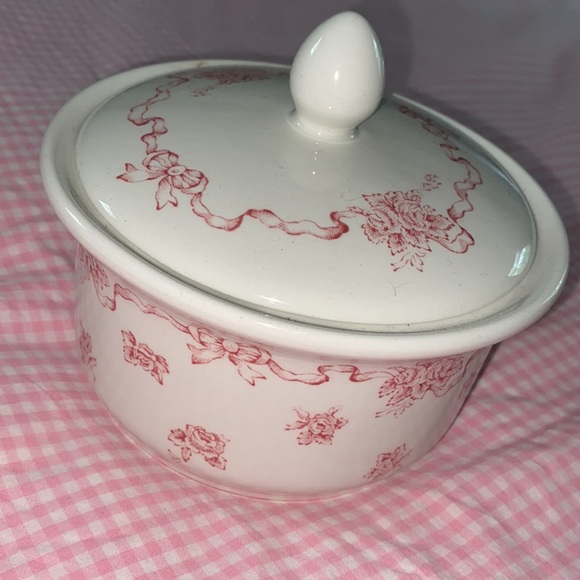 Two Piece Set Laura Ashley Vintage China Bows and Flowers - Picture 12 of 16